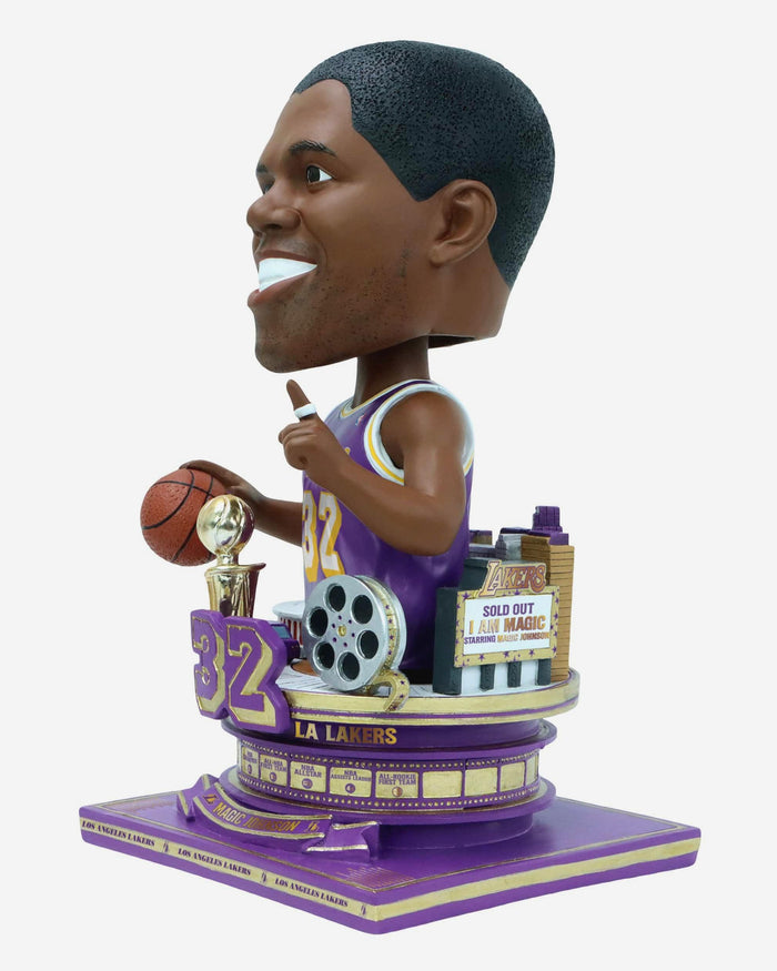 Magic Johnson Los Angeles Lakers Bust Bighead Bobblehead FOCO - FOCO.com