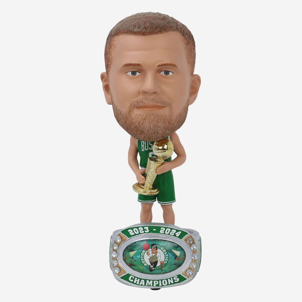 Kristaps Porzingis Boston Celtics 2024 NBA Champions Ring Base Bighead Bobblehead FOCO - FOCO.com