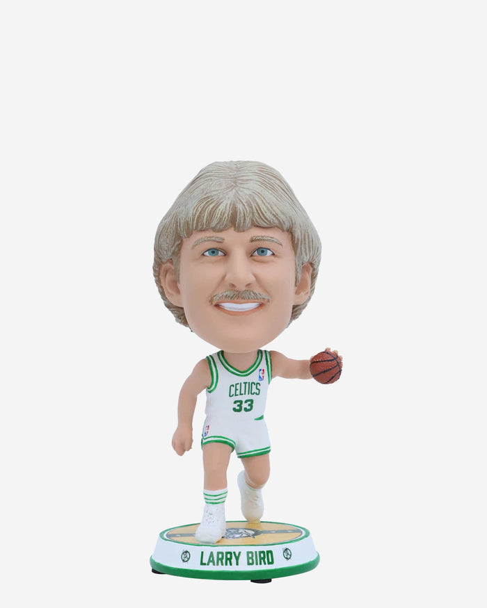 Larry Bird Boston Celtics Court Stripe Mini Bighead Bobblehead FOCO - FOCO.com