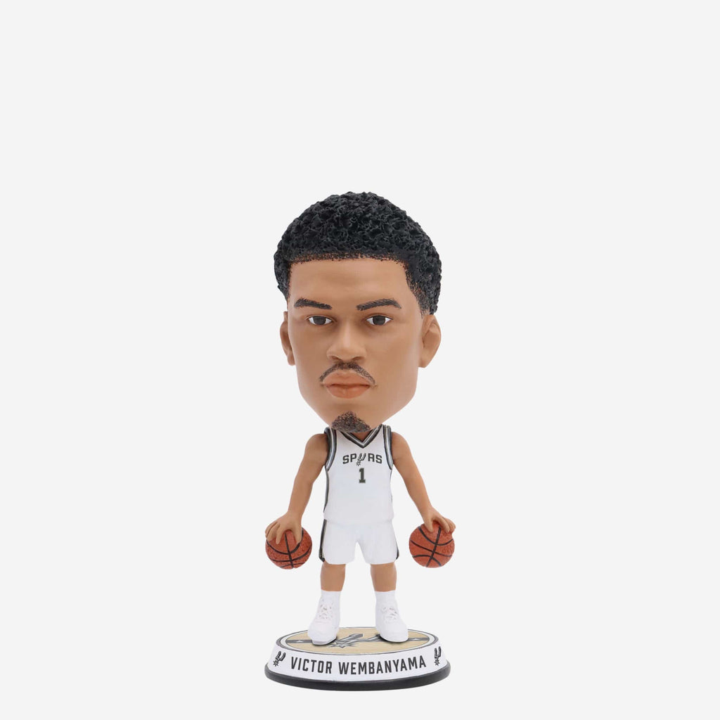 Victor Wembanyama San Antonio Spurs Court Stripe Mini Bighead Bobblehead FOCO - FOCO.com