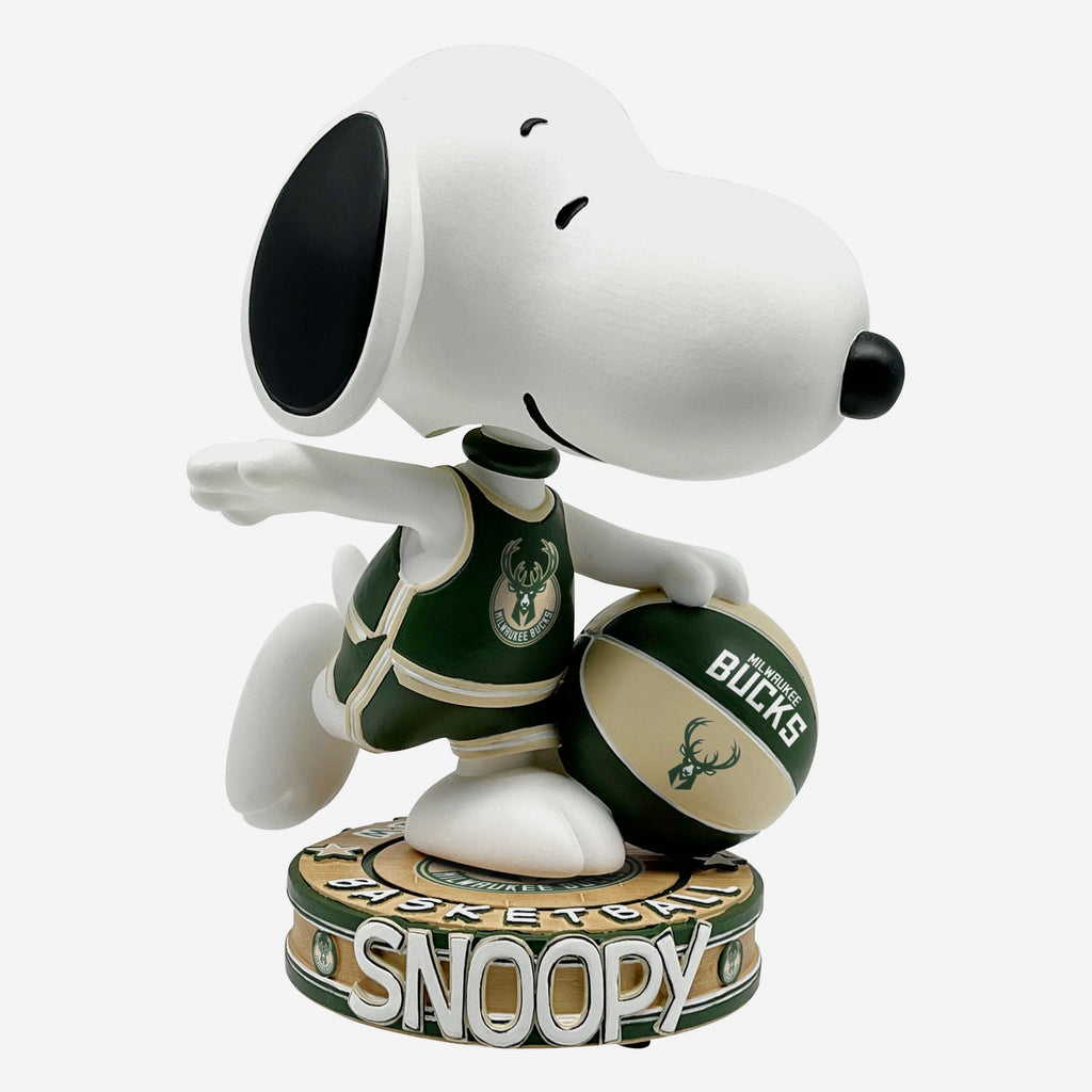Milwaukee Bucks Snoopy Peanuts Bighead Bobblehead FOCO - FOCO.com