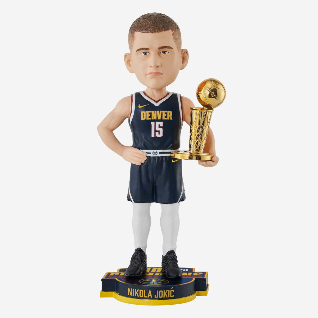 Nikola Jokic Denver Nuggets 2023 NBA Champions Bobblehead FOCO - FOCO.com