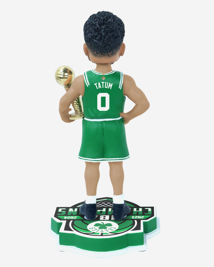Jayson Tatum Boston Celtics 2024 NBA Champions Green Bobblehead FOCO - FOCO.com