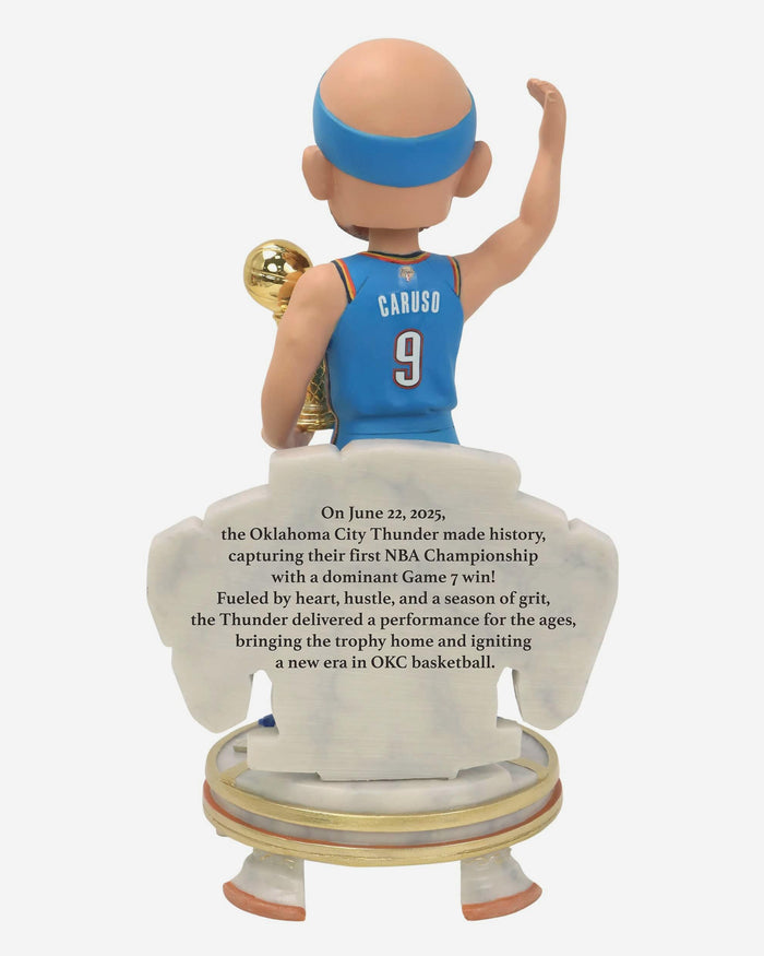Alex Caruso Oklahoma City Thunder 2025 NBA Champions Celebration Bobblehead FOCO - FOCO.com