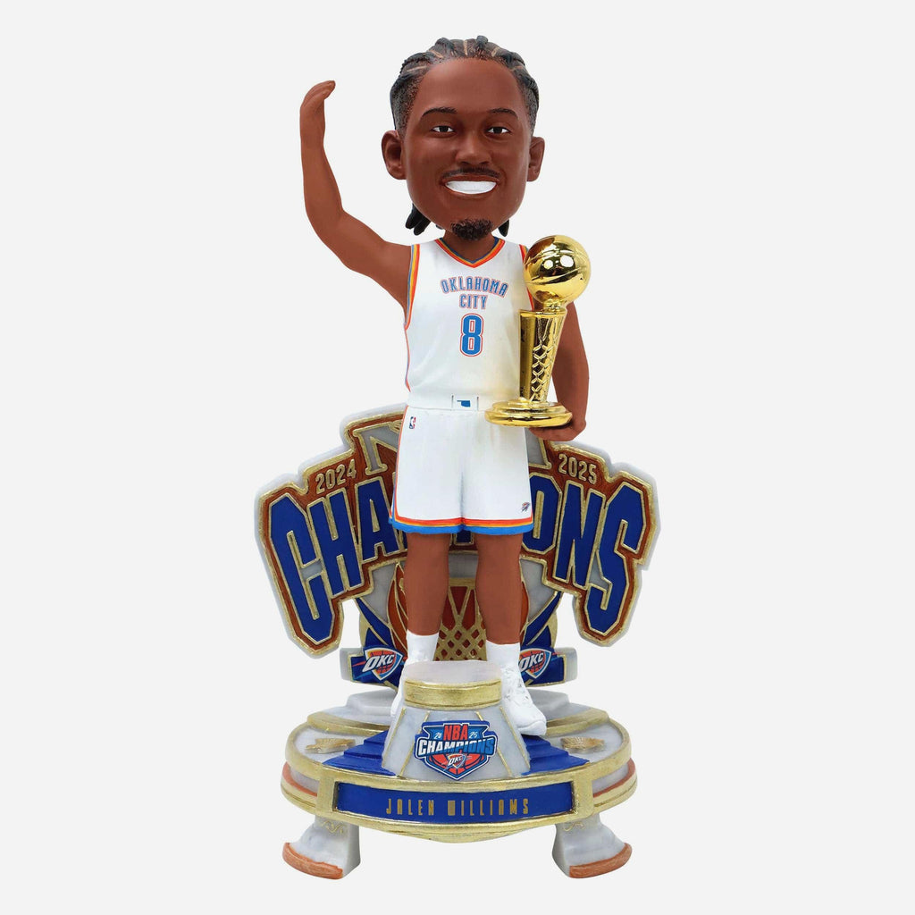 Jalen Williams Oklahoma City Thunder 2025 NBA Champions Celebration Bobblehead FOCO - FOCO.com