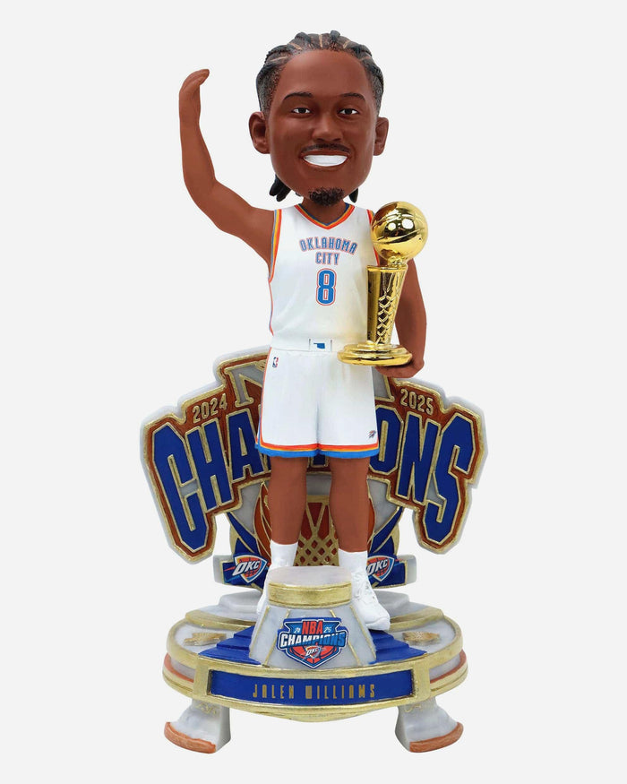 Jalen Williams Oklahoma City Thunder 2025 NBA Champions Celebration Bobblehead FOCO - FOCO.com