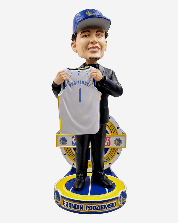 Brandin Podziemski Golden State Warriors 2023 Draft Pick Bobblehead FOCO - FOCO.com