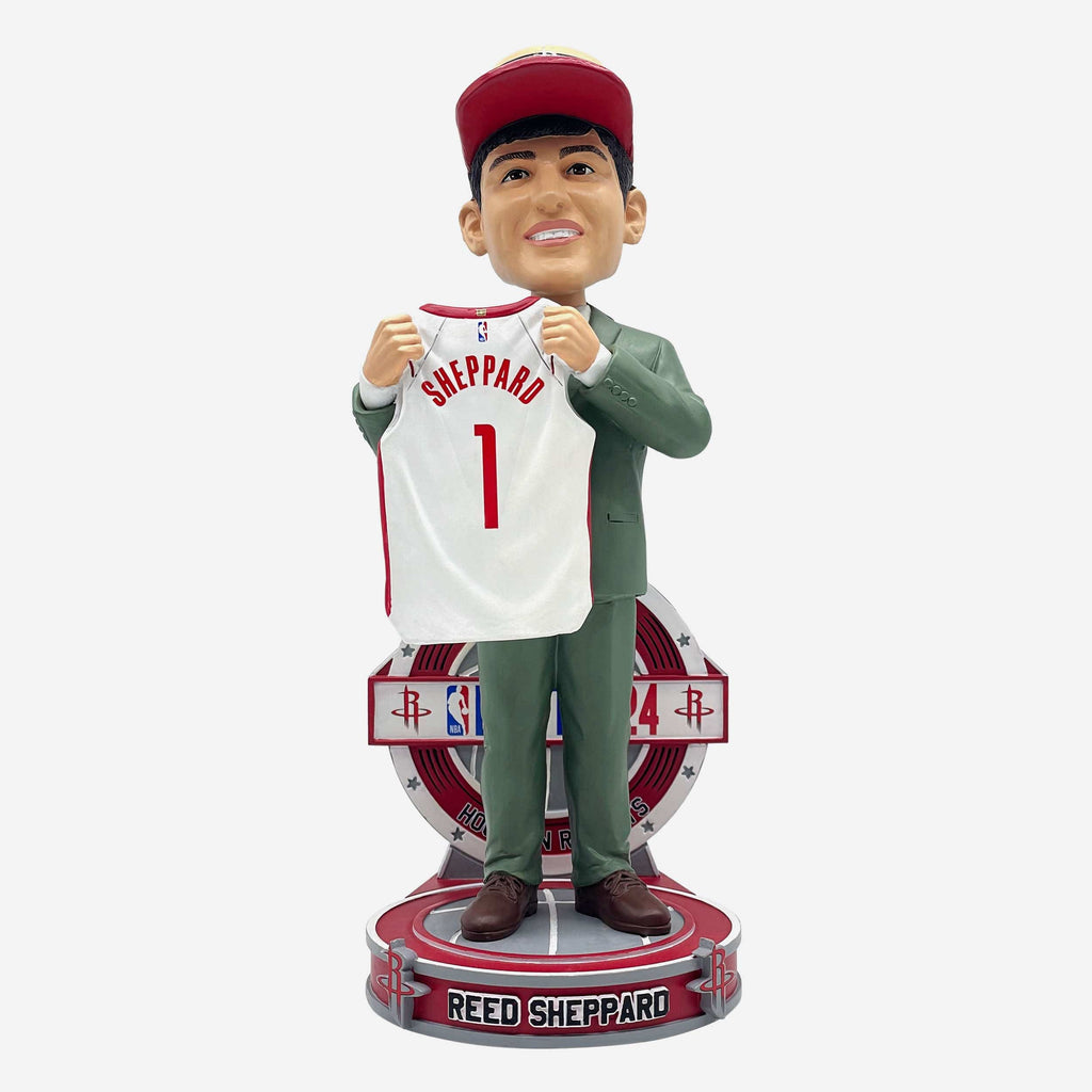 Reed Sheppard Houston Rockets 2024 NBA Draft Pick Bobblehead FOCO - FOCO.com