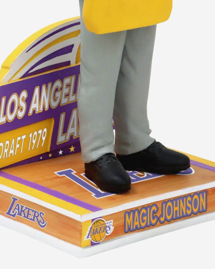 Magic Johnson Los Angeles Lakers 1979 Draft Pick Bobblehead FOCO - FOCO.com