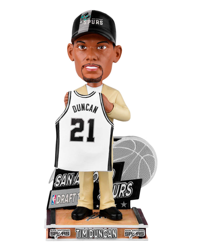Tim Duncan San Antonio Spurs 1997 Draft Pick Bobblehead