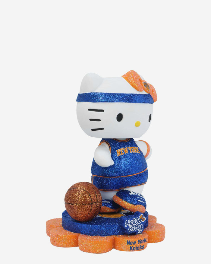 New York Knicks Hello Kitty® Glitter Mini Bobblehead FOCO - FOCO.com