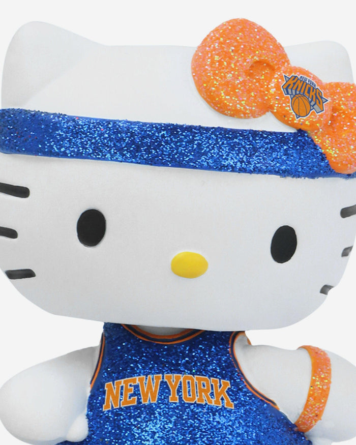 New York Knicks Hello Kitty® Glitter Mini Bobblehead FOCO - FOCO.com