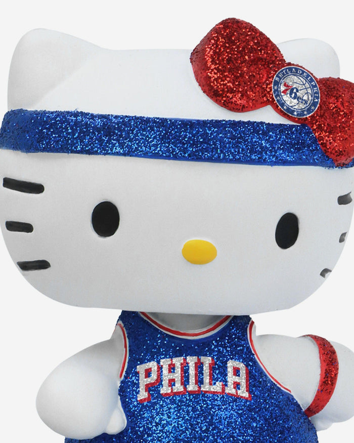 Philadelphia 76ers Hello Kitty® Glitter Mini Bobblehead FOCO - FOCO.com