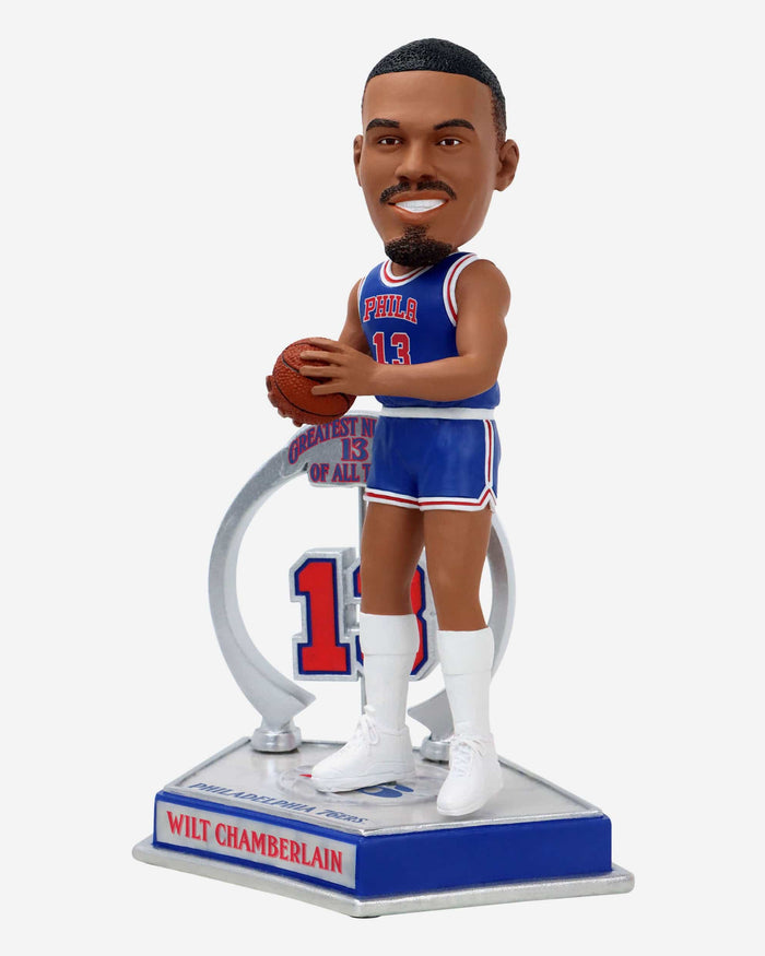 Wilt Chamberlain Philadelphia 76ers Legendary Number 13 Bobblehead FOCO - FOCO.com