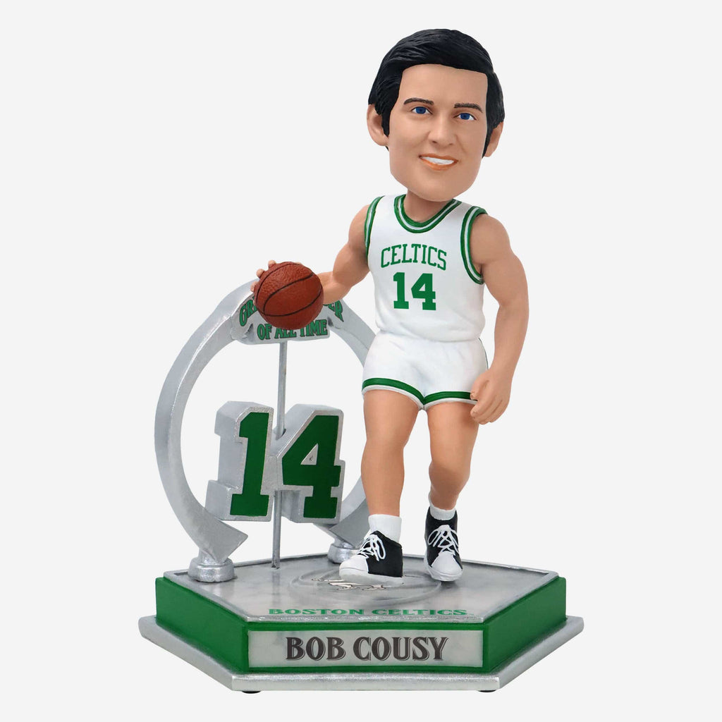 Bob Cousy Boston Celtics Legendary Number 14 Bobblehead FOCO - FOCO.com