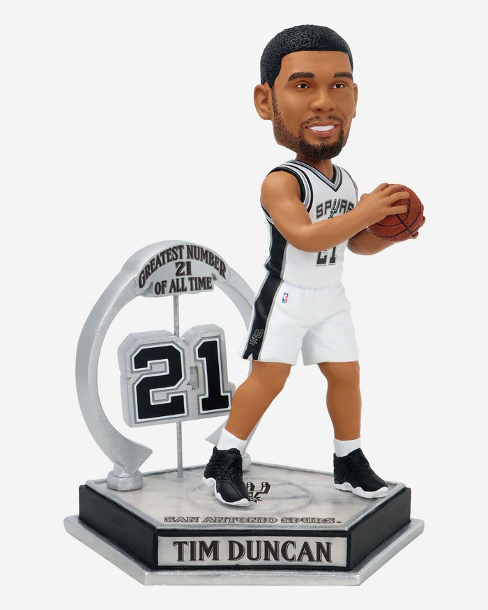 Tim Duncan San Antonio Spurs Legendary Number 21 Bobblehead FOCO - FOCO.com