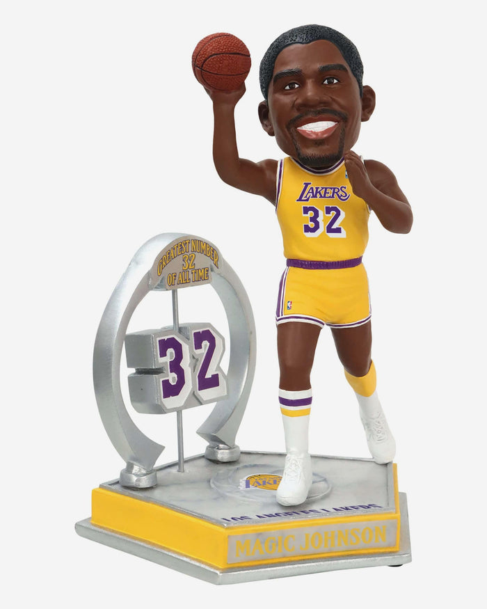 Magic Johnson Los Angeles Lakers Legendary Number 32 Bobblehead FOCO - FOCO.com