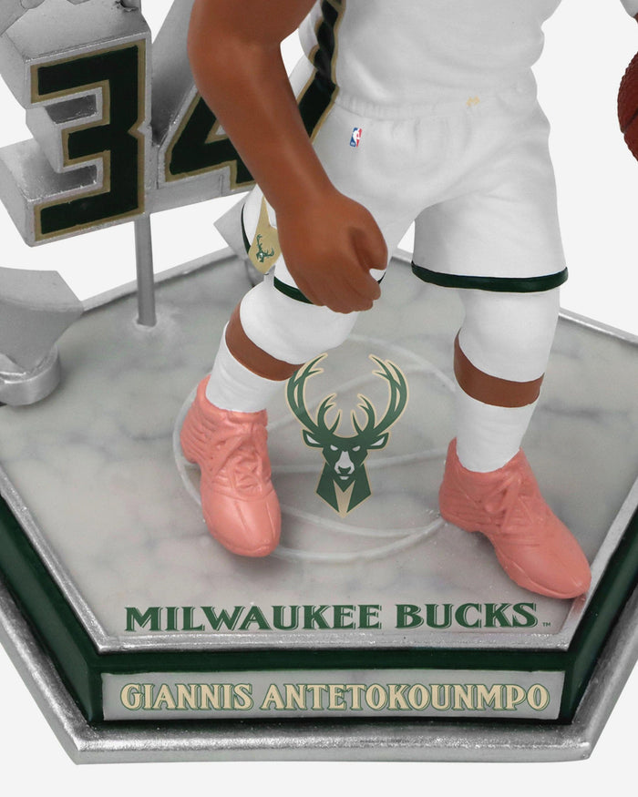 Giannis Antetokounmpo Milwaukee Bucks Legendary Number 34 Bobblehead FOCO - FOCO.com