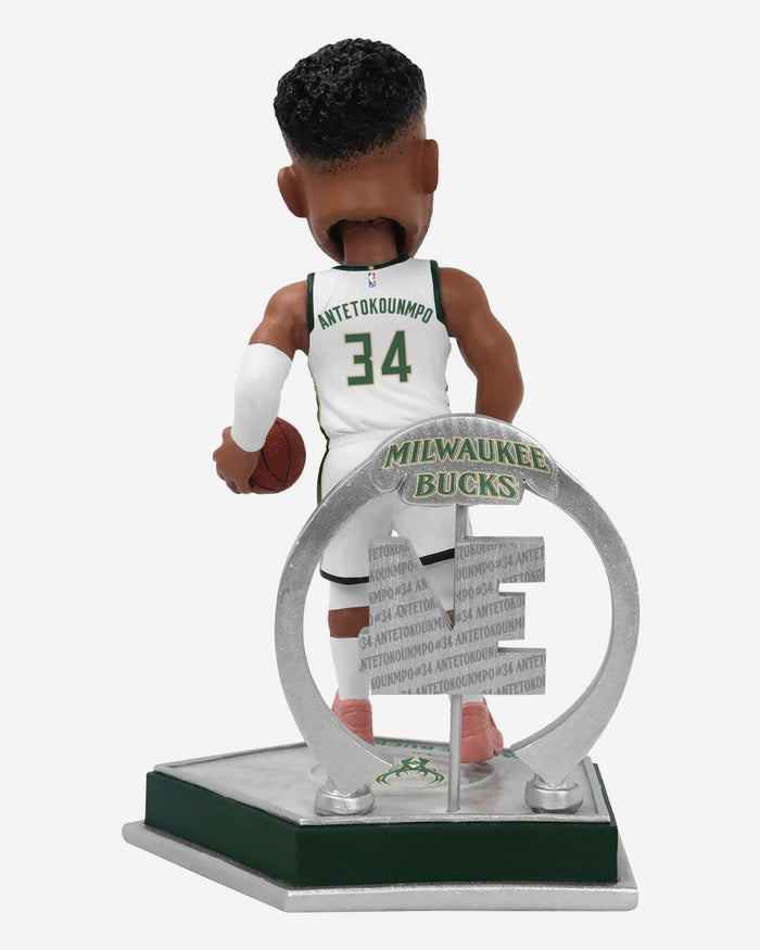 Giannis Antetokounmpo Milwaukee Bucks Legendary Number 34 Bobblehead FOCO - FOCO.com