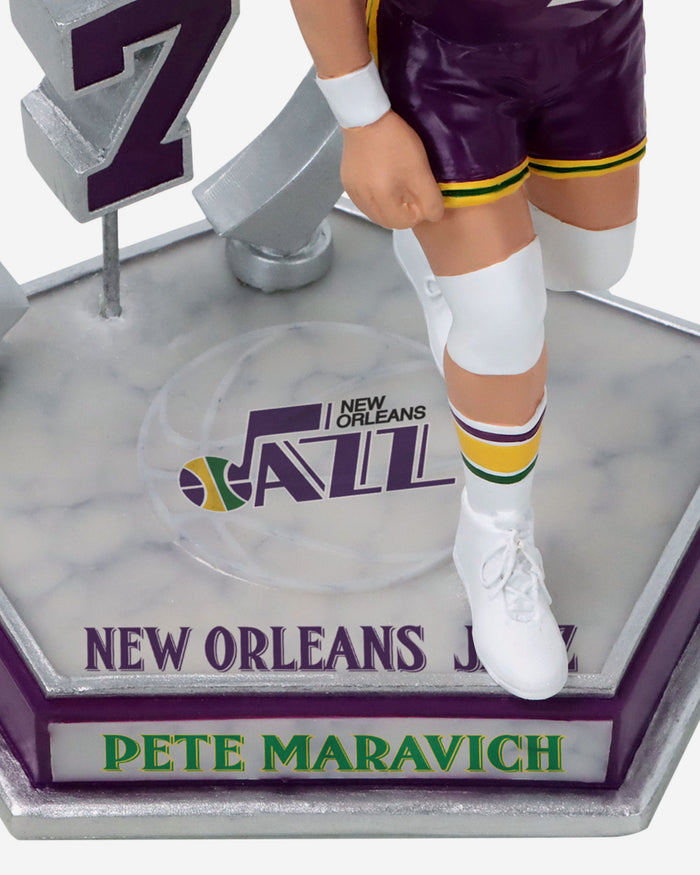 Pete Maravich Utah Jazz Legendary Number 7 Bobblehead FOCO - FOCO.com