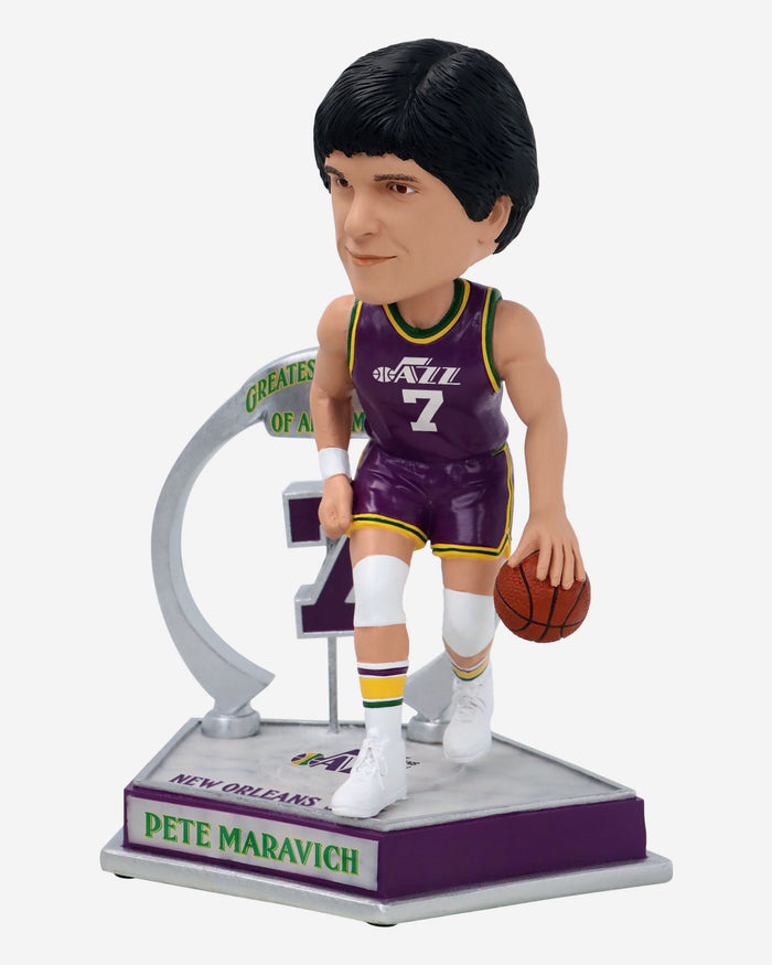 Pete Maravich Utah Jazz Legendary Number 7 Bobblehead FOCO - FOCO.com