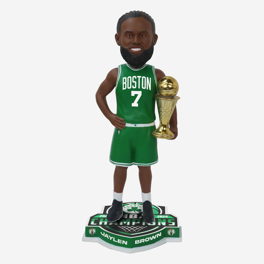 Jaylen Brown Boston Celtics 2024 NBA Champions MVP Bobblehead FOCO - FOCO.com