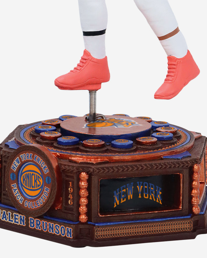 Jalen Brunson New York Knicks Patch Collection Bobblehead FOCO - FOCO.com