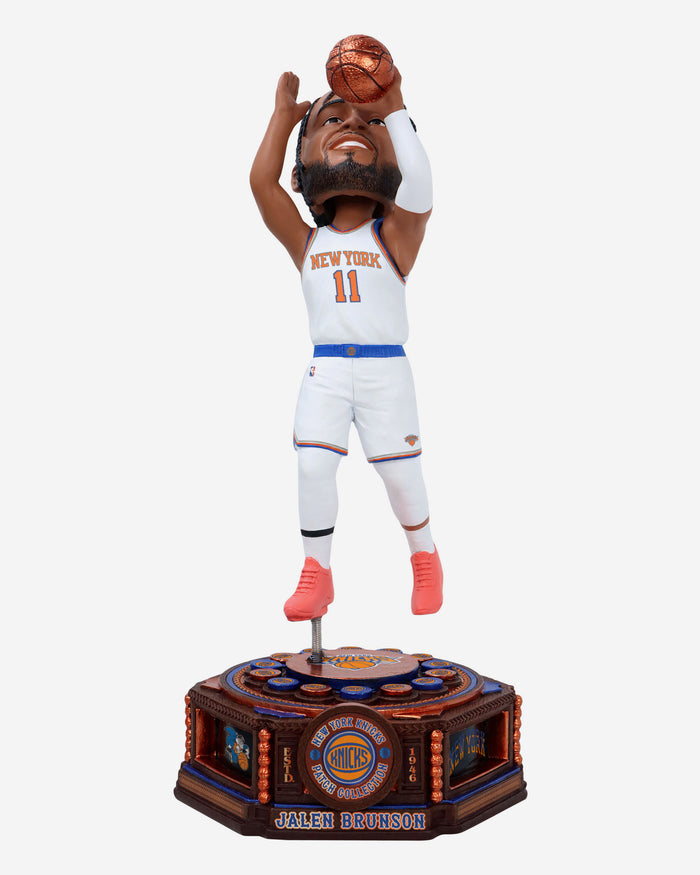 Jalen Brunson New York Knicks Patch Collection Bobblehead FOCO - FOCO.com