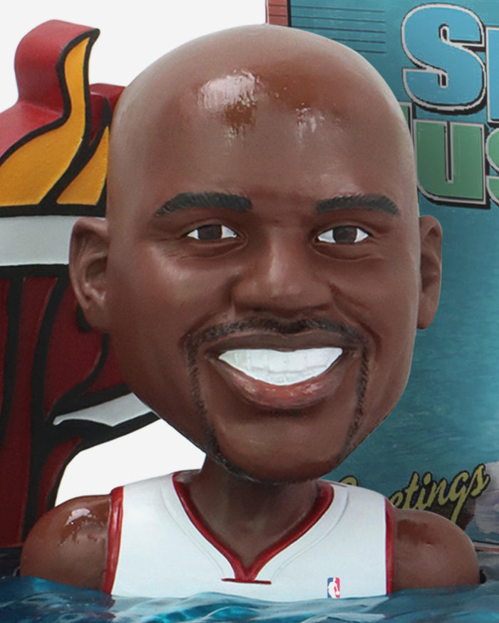 Shaquille O'Neal Miami Heat Greetings From Miami 2004 NBA Preview Sports Illustrated Cover Bobblehead FOCO - FOCO.com