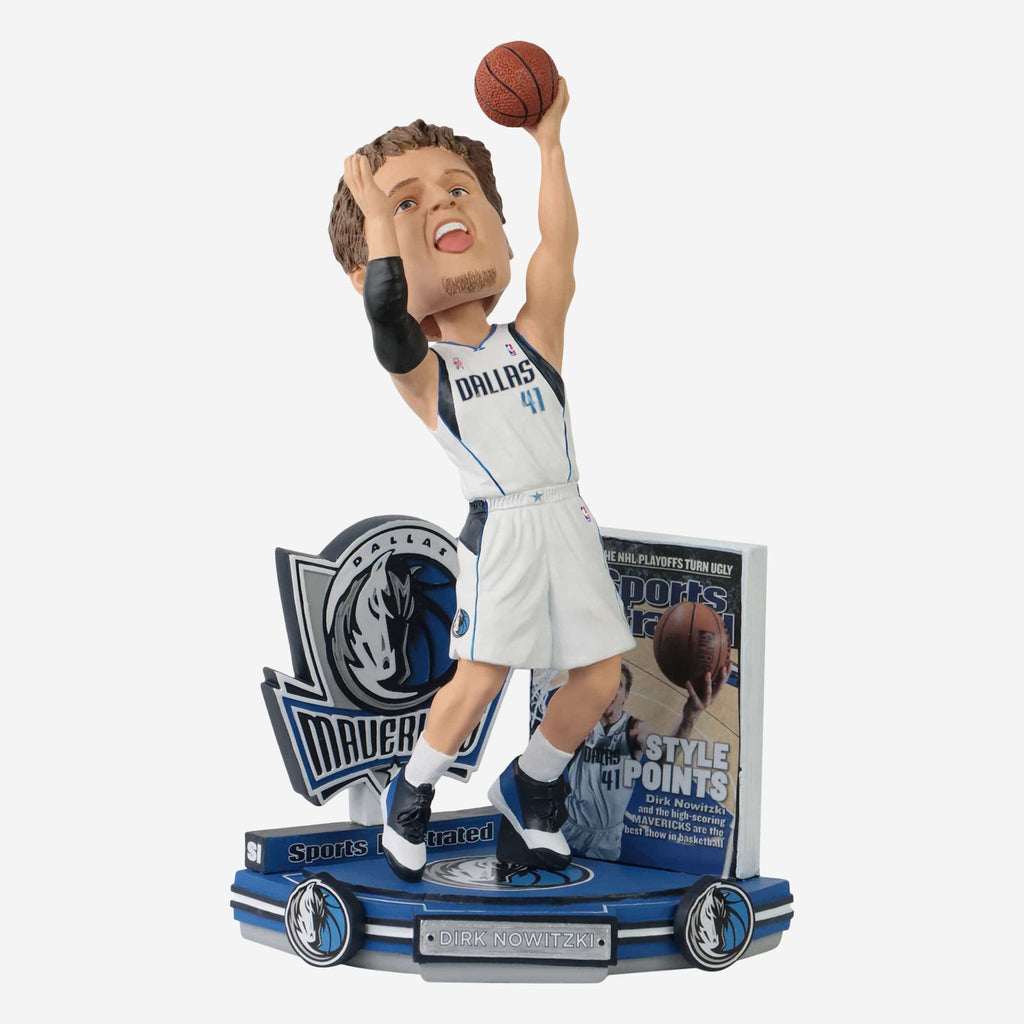 Dirk Nowitzki Dallas Mavericks Sports Illustrated Cover Bobblehead FOCO - FOCO.com