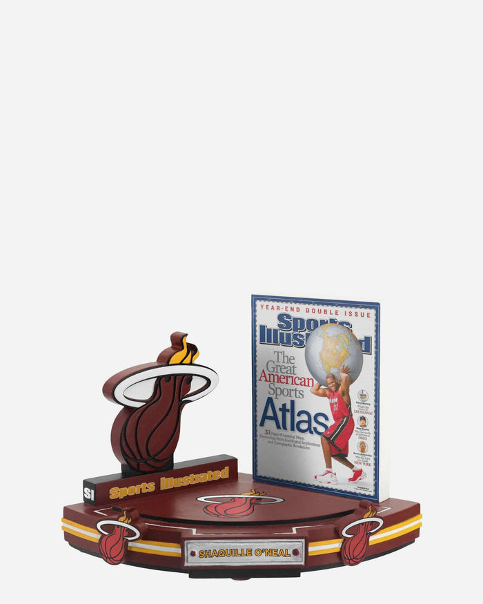 Shaquille O'Neal Miami Heat The Great American Sports Atlas Sports Illustrated Cover Bobblehead FOCO - FOCO.com