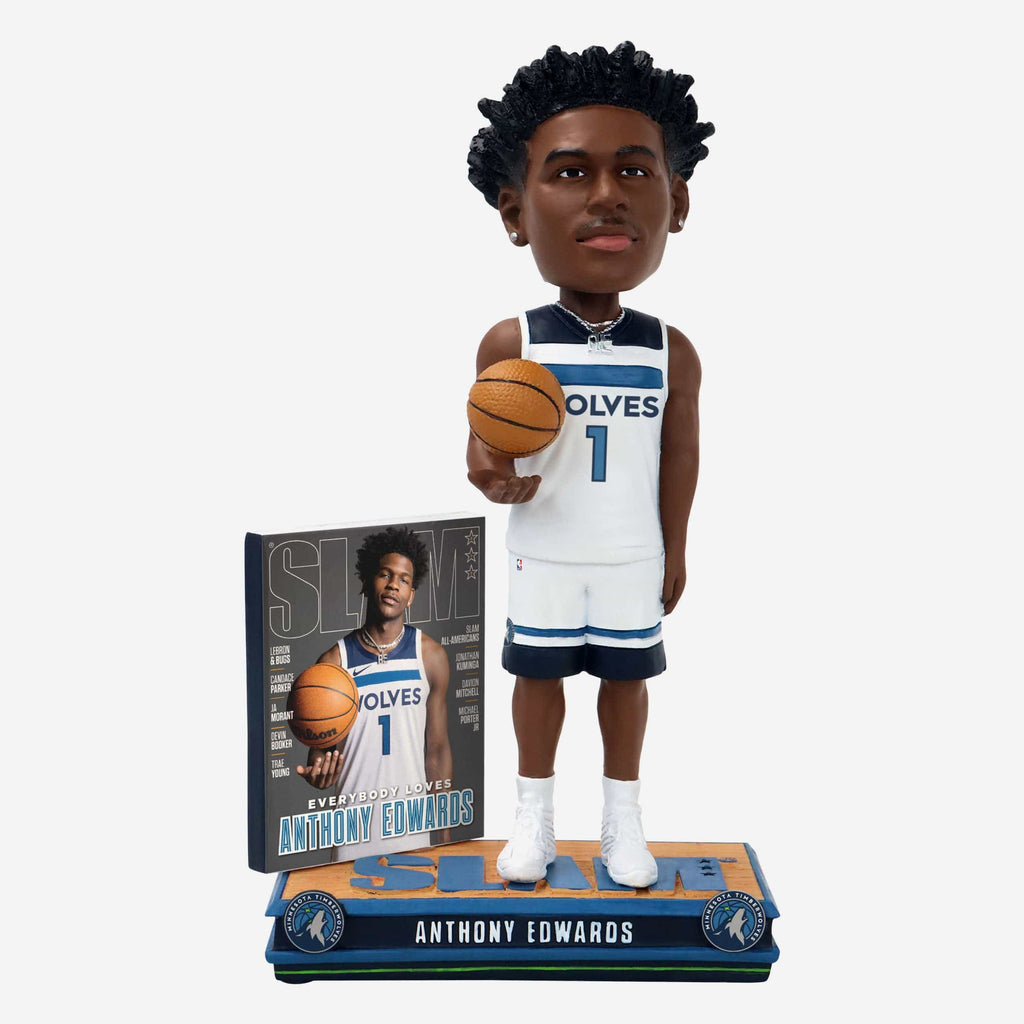 Anthony Edwards Minnesota Timberwolves Everybody Loves Ant Slam Magazine Cover Bobblehead FOCO - FOCO.com