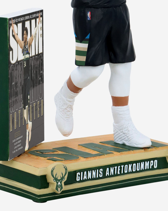 Giannis Antetokounmpo Milwaukee Bucks Activated Slam Magazine Cover Bobblehead FOCO - FOCO.com