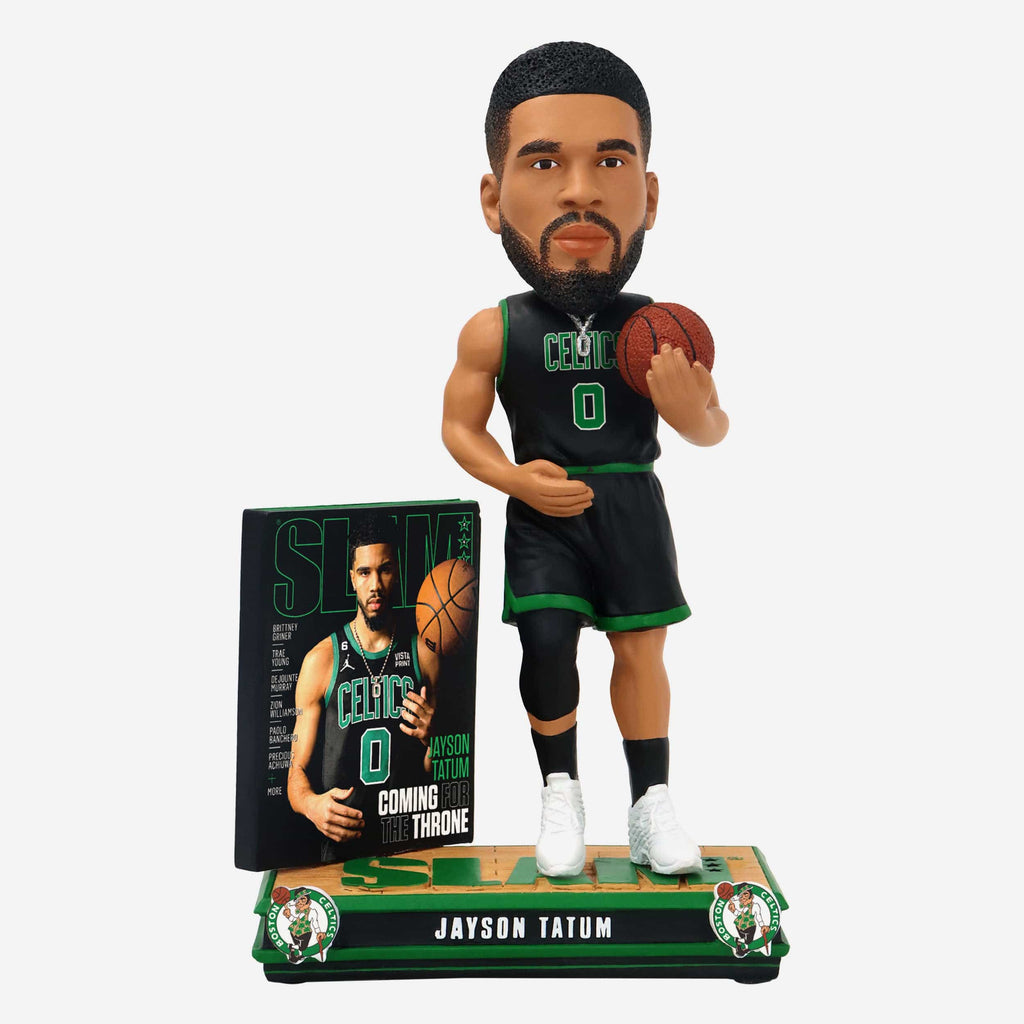 Jayson Tatum Boston Celtics Coming for the Throne Slam Magazine Cover Bobblehead FOCO - FOCO.com