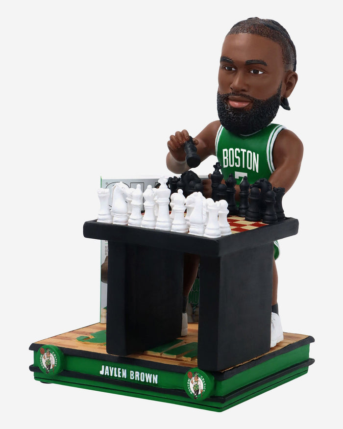 Jaylen Brown Boston Celtics Power Moves Slam Magazine Cover Bobblehead FOCO - FOCO.com