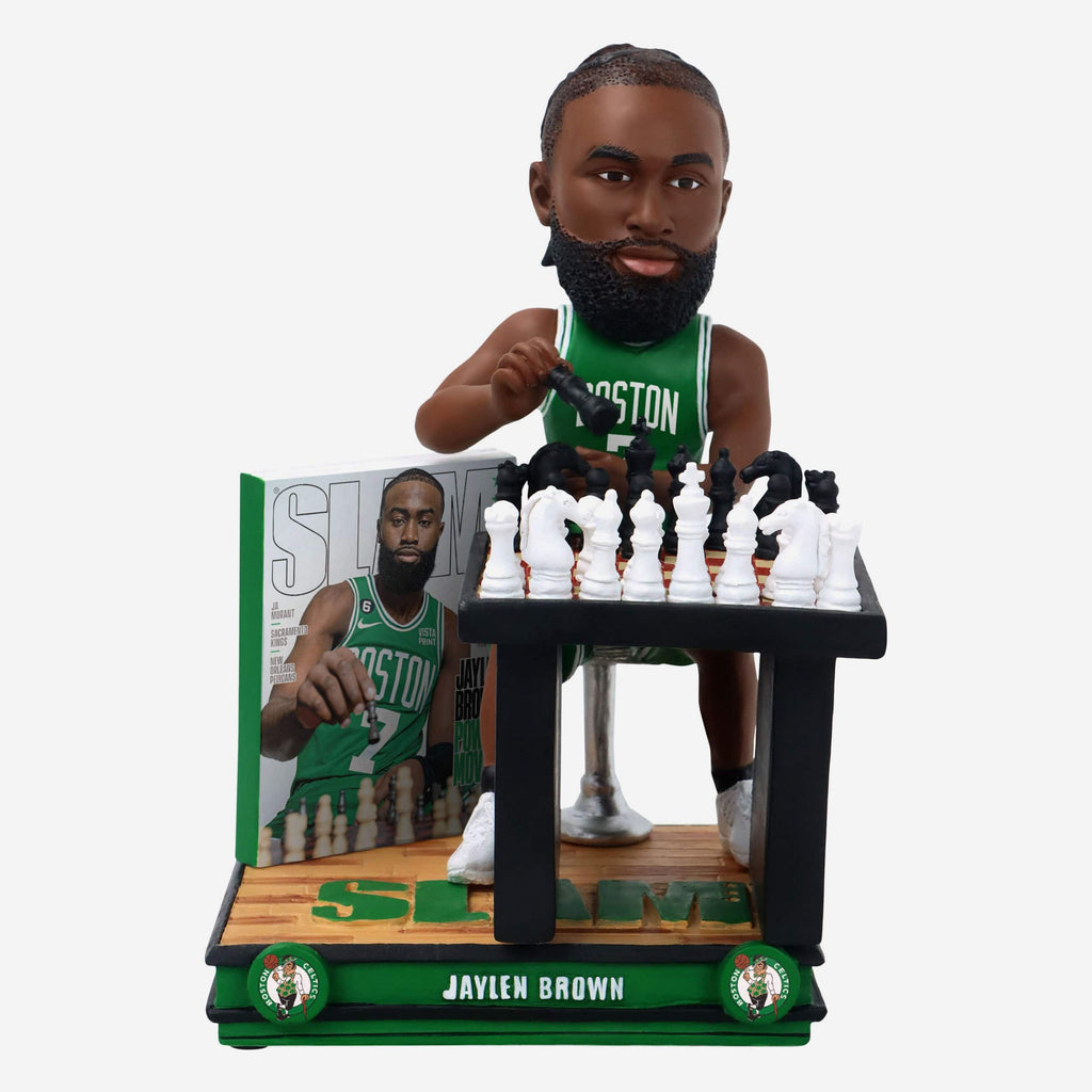 Jaylen Brown Boston Celtics Power Moves Slam Magazine Cover Bobblehead FOCO - FOCO.com