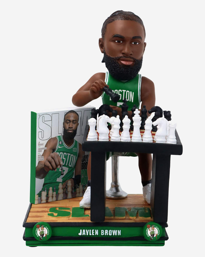 Jaylen Brown Boston Celtics Power Moves Slam Magazine Cover Bobblehead FOCO - FOCO.com