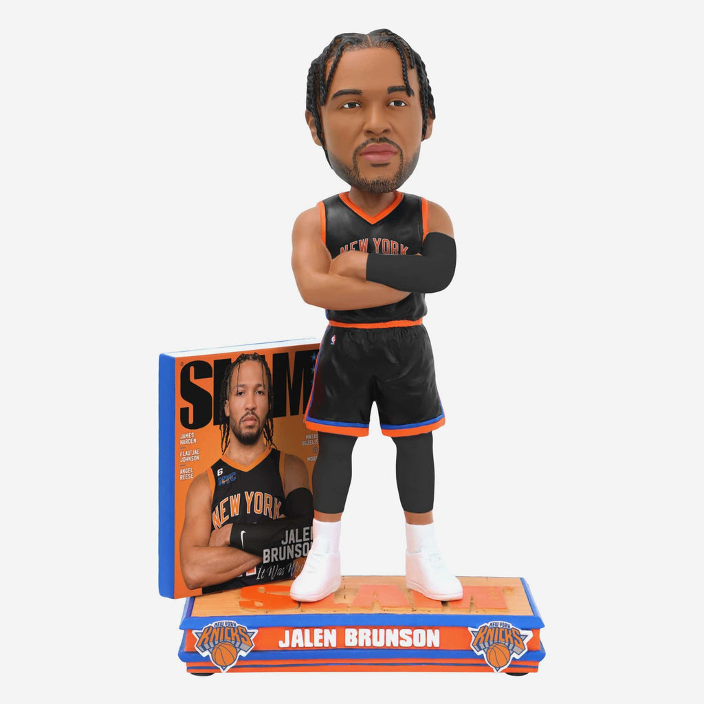 Jalen Brunson New York Knicks It Was Written Slam Magazine Cover Bobblehead FOCO - FOCO.com