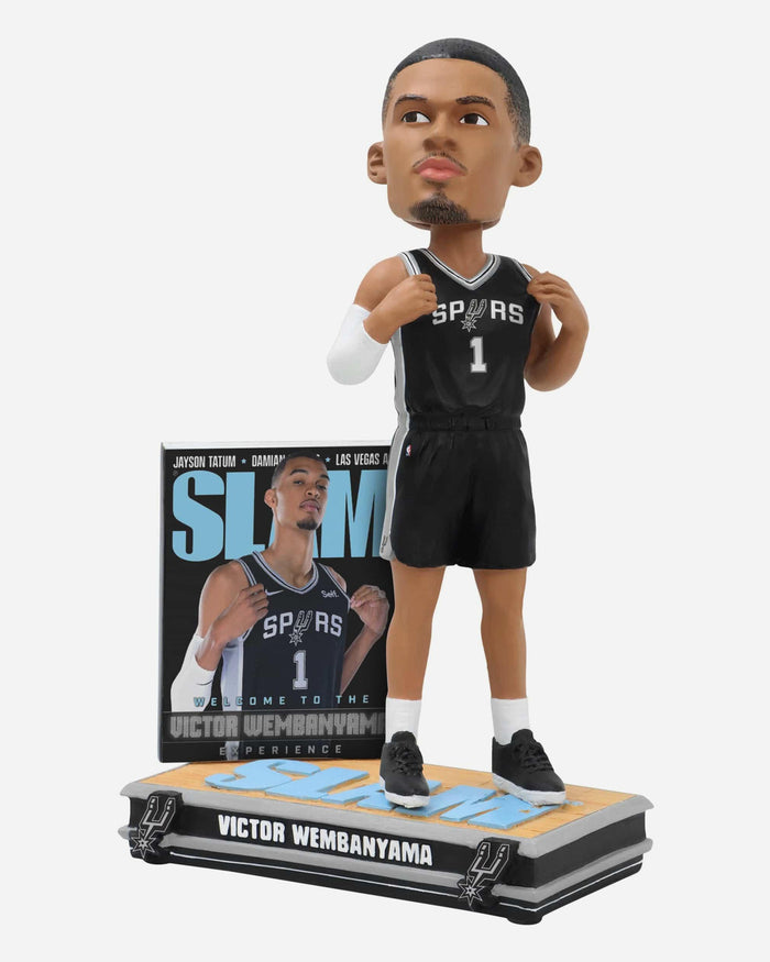 Victor Wembanyama San Antonio Spurs Welcome to the Experience Slam Magazine Cover Bobblehead FOCO - FOCO.com