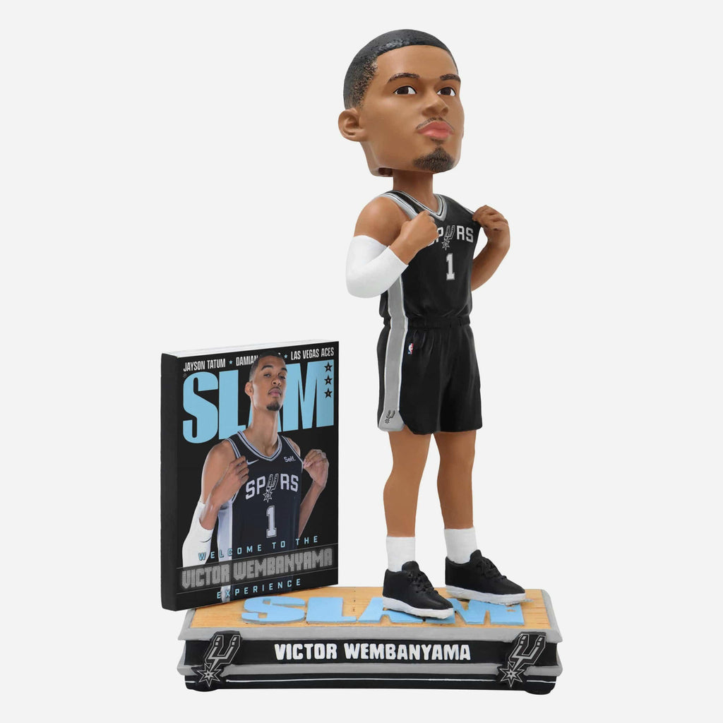 Victor Wembanyama San Antonio Spurs Welcome to the Experience Slam Magazine Cover Bobblehead FOCO - FOCO.com