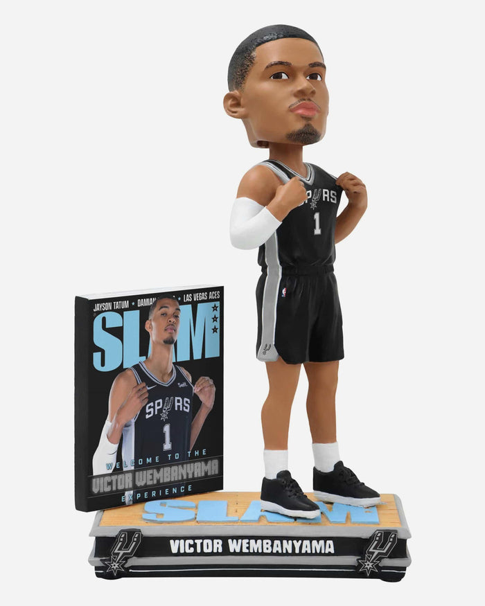 Victor Wembanyama San Antonio Spurs Welcome to the Experience Slam Magazine Cover Bobblehead FOCO - FOCO.com