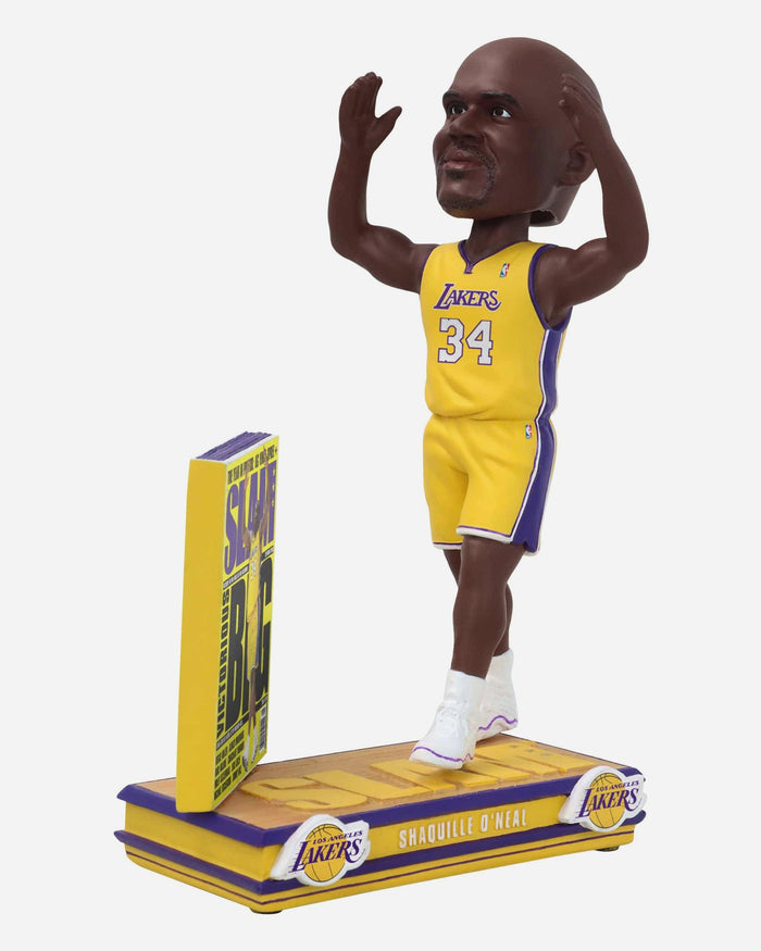 Shaquille O'Neal Los Angeles Lakers Victorious Big Slam Magazine Cover Bobblehead FOCO - FOCO.com