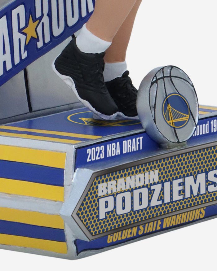 Brandin Podziemski Golden State Warriors 2023 Rookie Series Bobblehead FOCO - FOCO.com