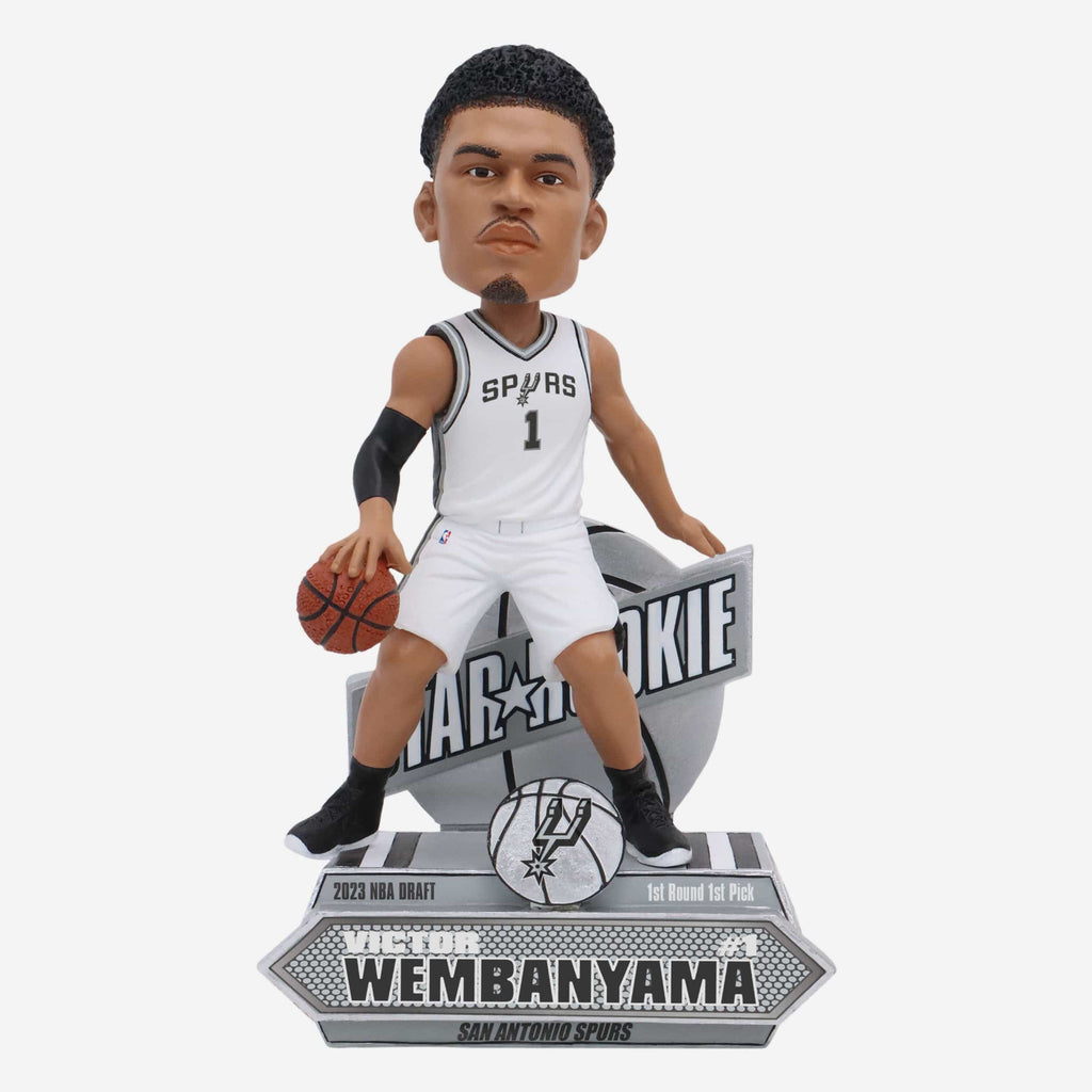Victor Wembanyama San Antonio Spurs 2023 Rookie Series Bobblehead FOCO - FOCO.com