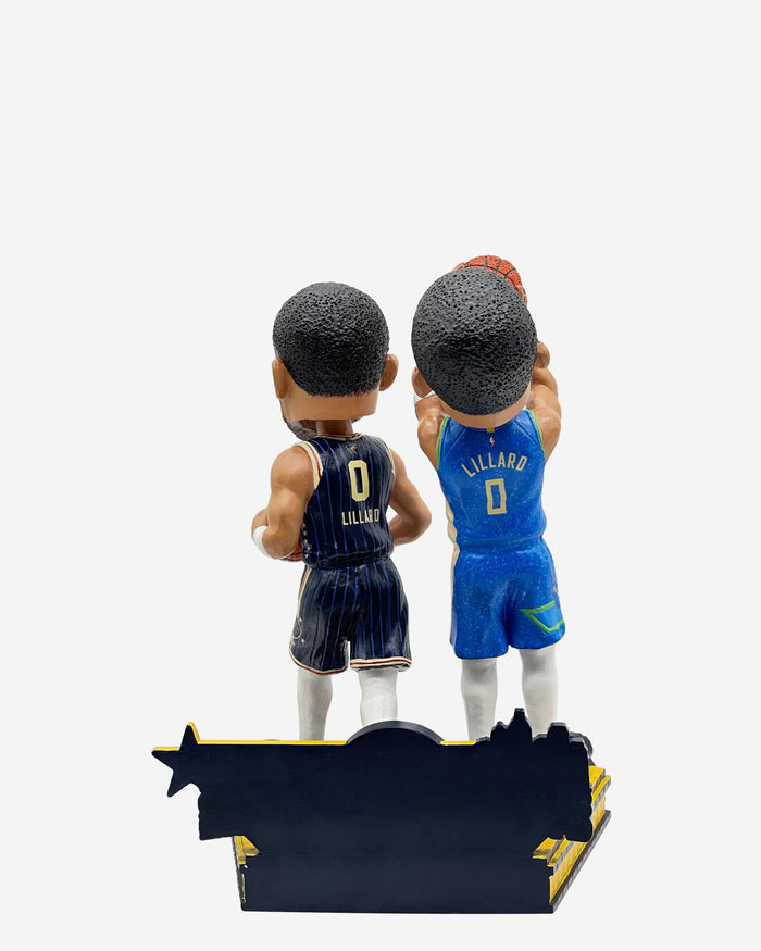 Damian Lillard Milwaukee Bucks 2024 NBA All-Star MVP and 3 Point Champion Dual Bobblehead FOCO - FOCO.com