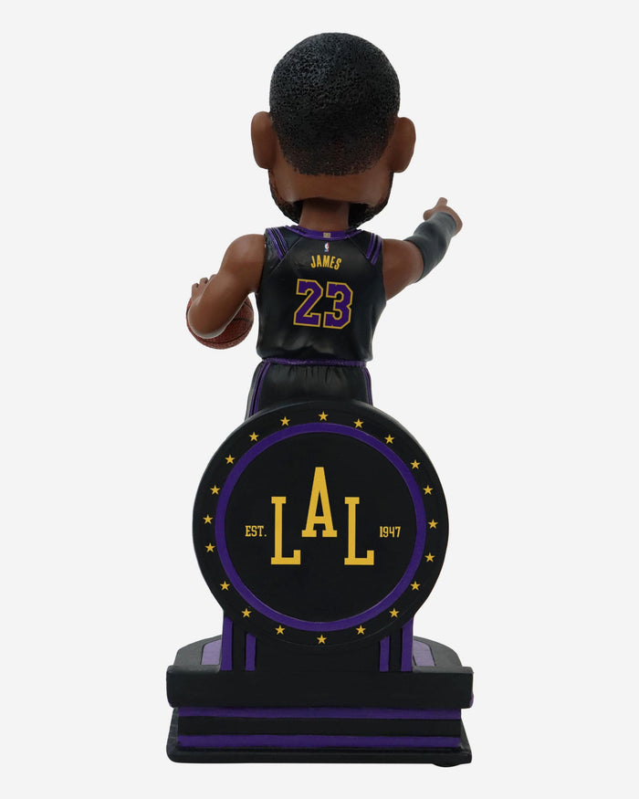 LeBron James Los Angeles Lakers 2024 City Jersey Bobblehead FOCO - FOCO.com