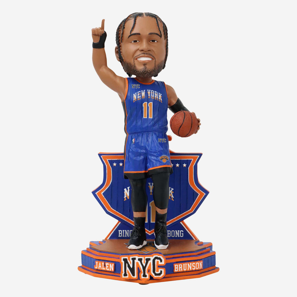 Jalen Brunson New York Knicks 2024 City Jersey Bobblehead FOCO - FOCO.com