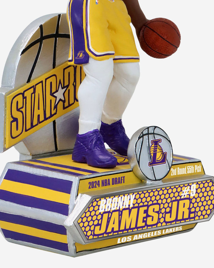 Bronny James Los Angeles Lakers 2024 Rookie Series Bobblehead FOCO - FOCO.com