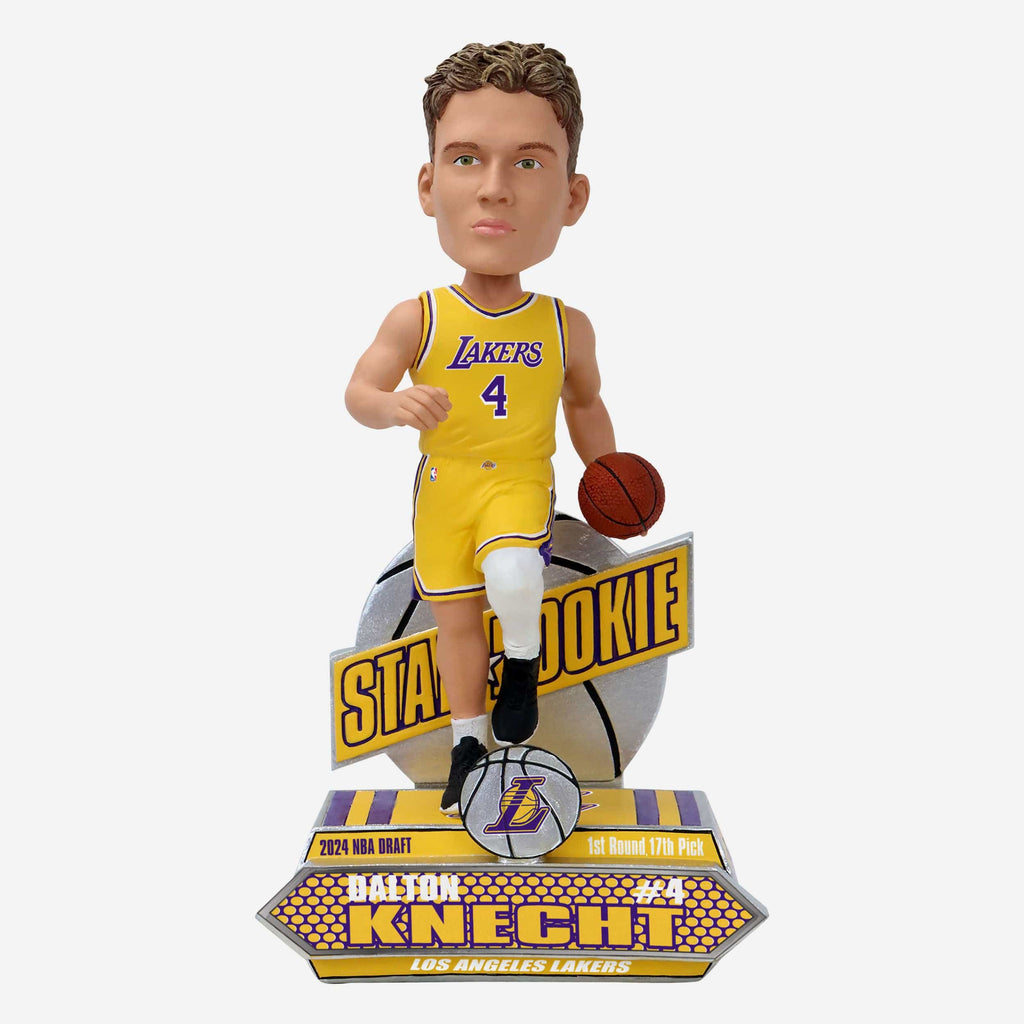 Dalton Knecht Los Angeles Lakers 2024 Rookie Series Bobblehead FOCO - FOCO.com