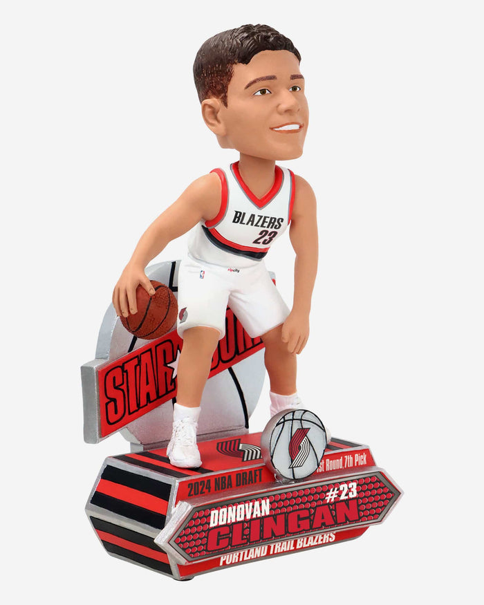 Donovan Clingan Portland Trail Blazers 2024 Rookie Series Bobblehead FOCO - FOCO.com